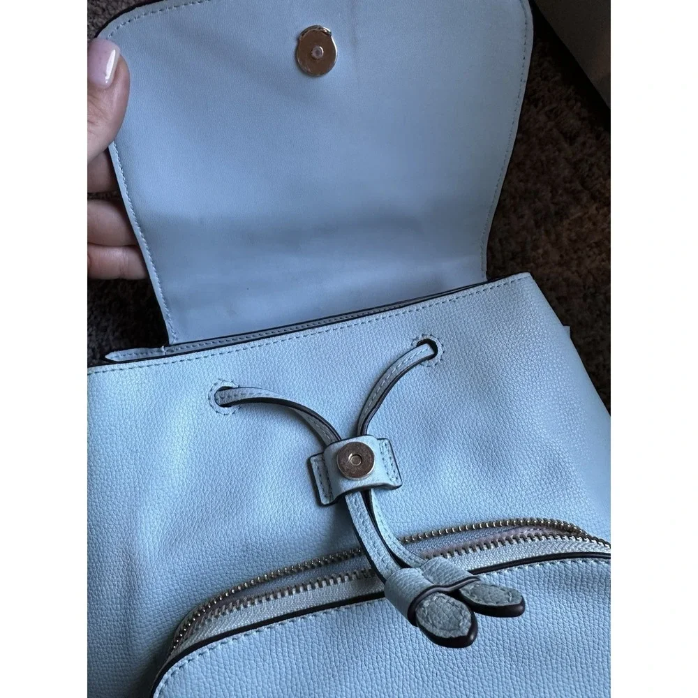 Kate Spade Mint Green Leather Backpack Purse